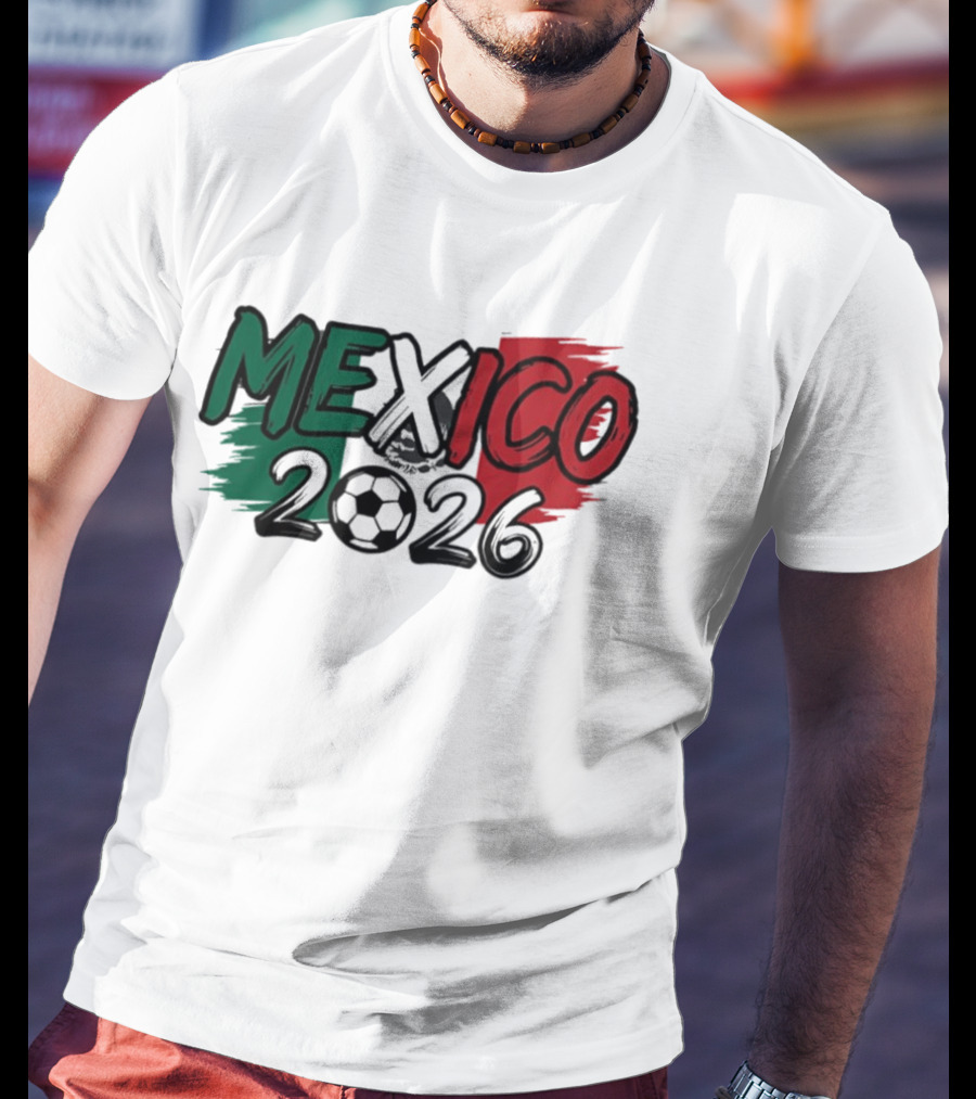Mexico 2026 Soccer Fan Celebration National Team T-Shirt