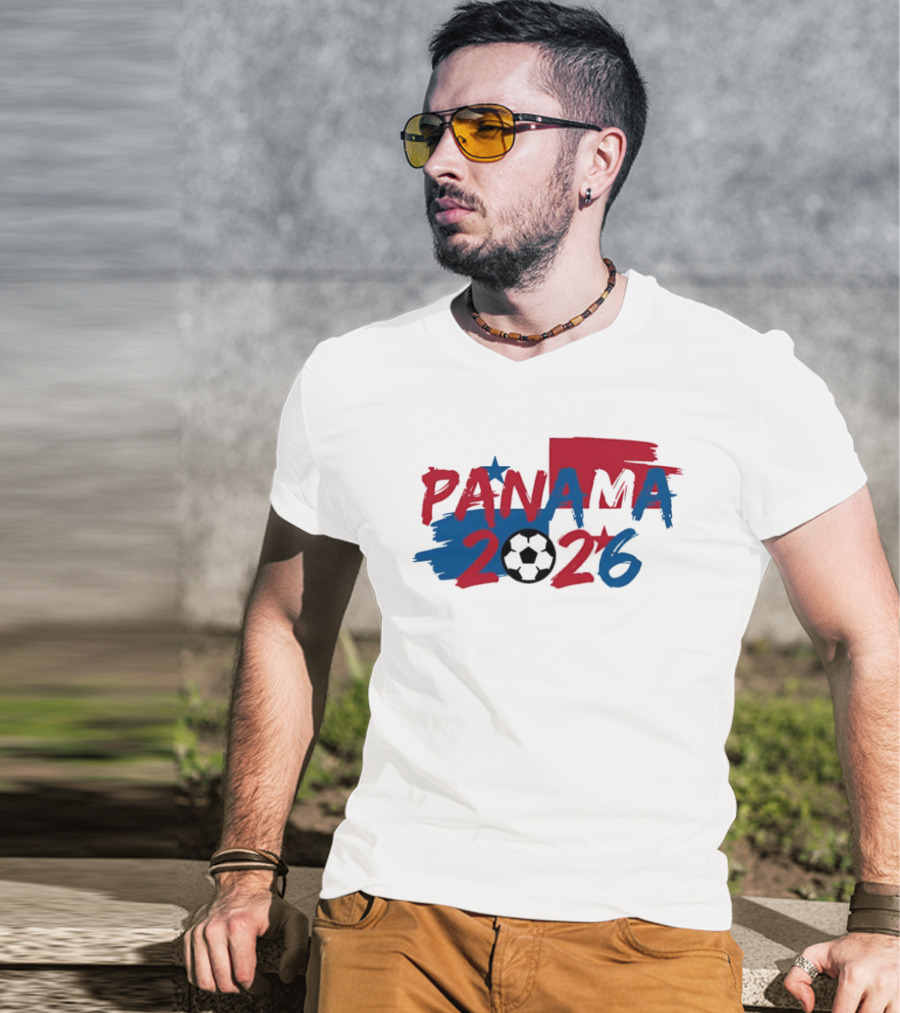 Panama 2026 Soccer Team World Cup Soccer Ball T-Shirt