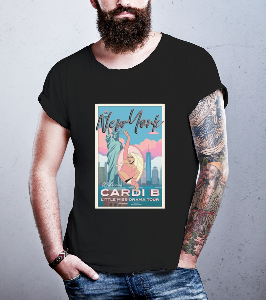 New York Cardi B Little Miss Drama Tour 2026 Madison Square Garden March 26 2026 T-Shirt