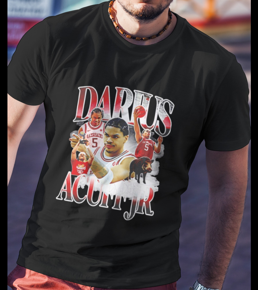 Darus Acuff Jr Arkansas Razorbacks Basketball Player Highlights T-Shirt