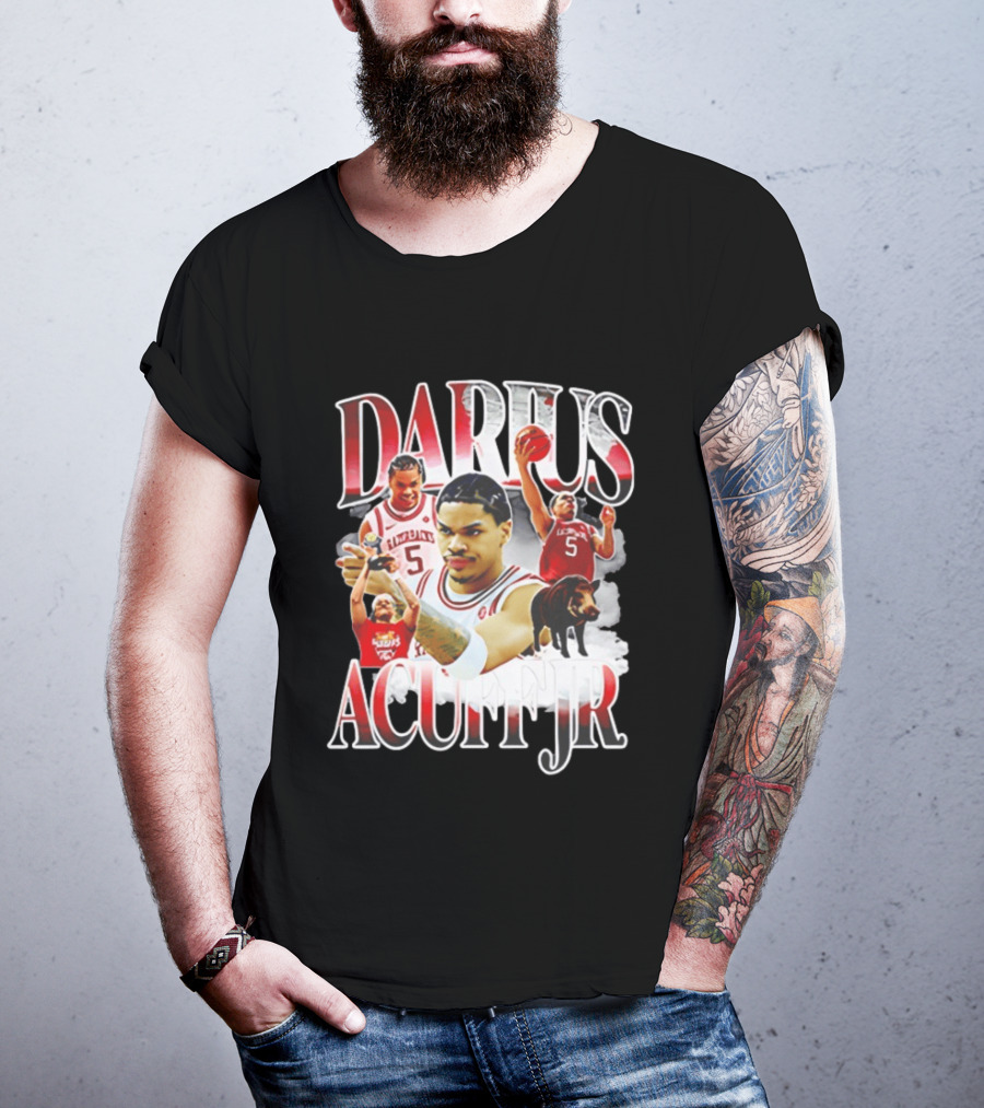Darus Acuff Jr Arkansas Razorbacks Basketball Player Highlights T-Shirt
