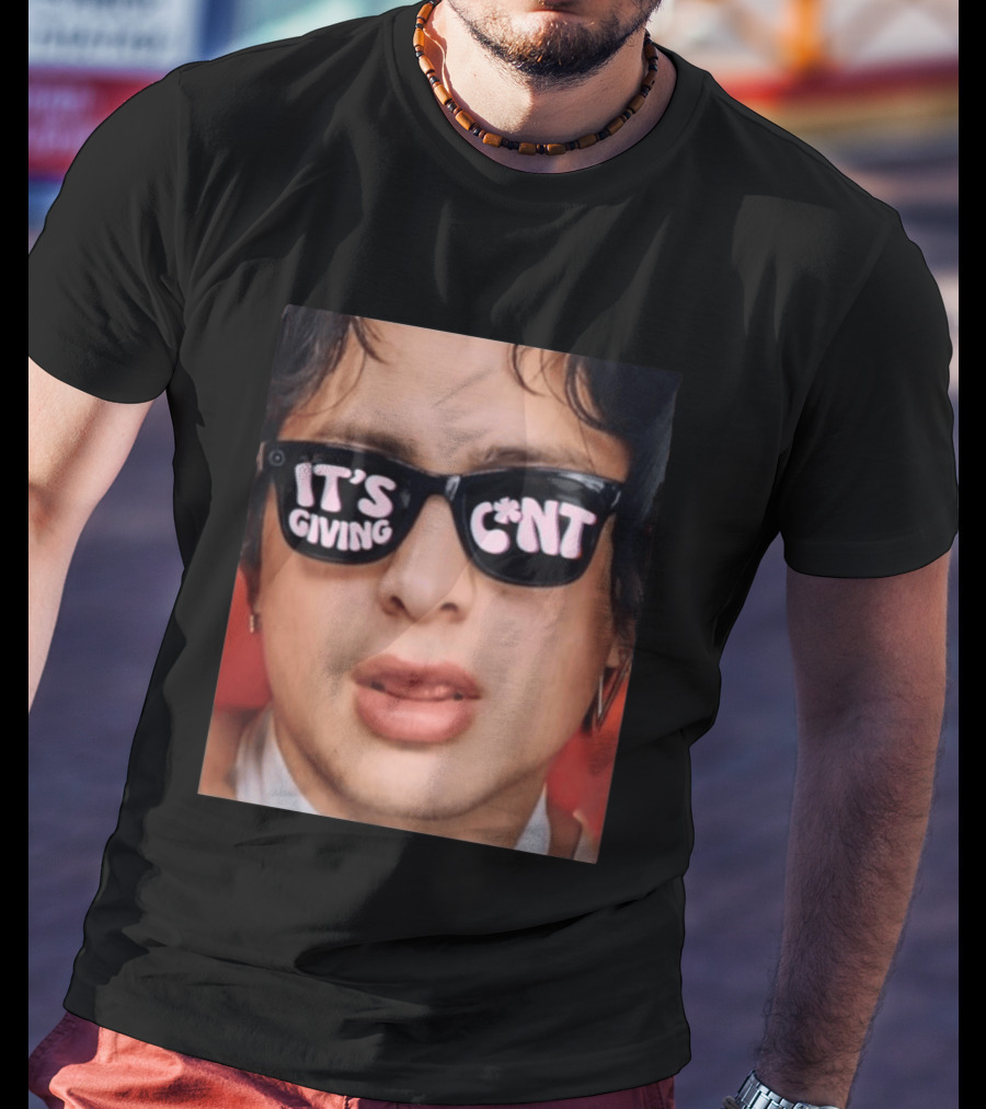 Hudson Williams It's Giving C*nt Sunglasses T-Shirt