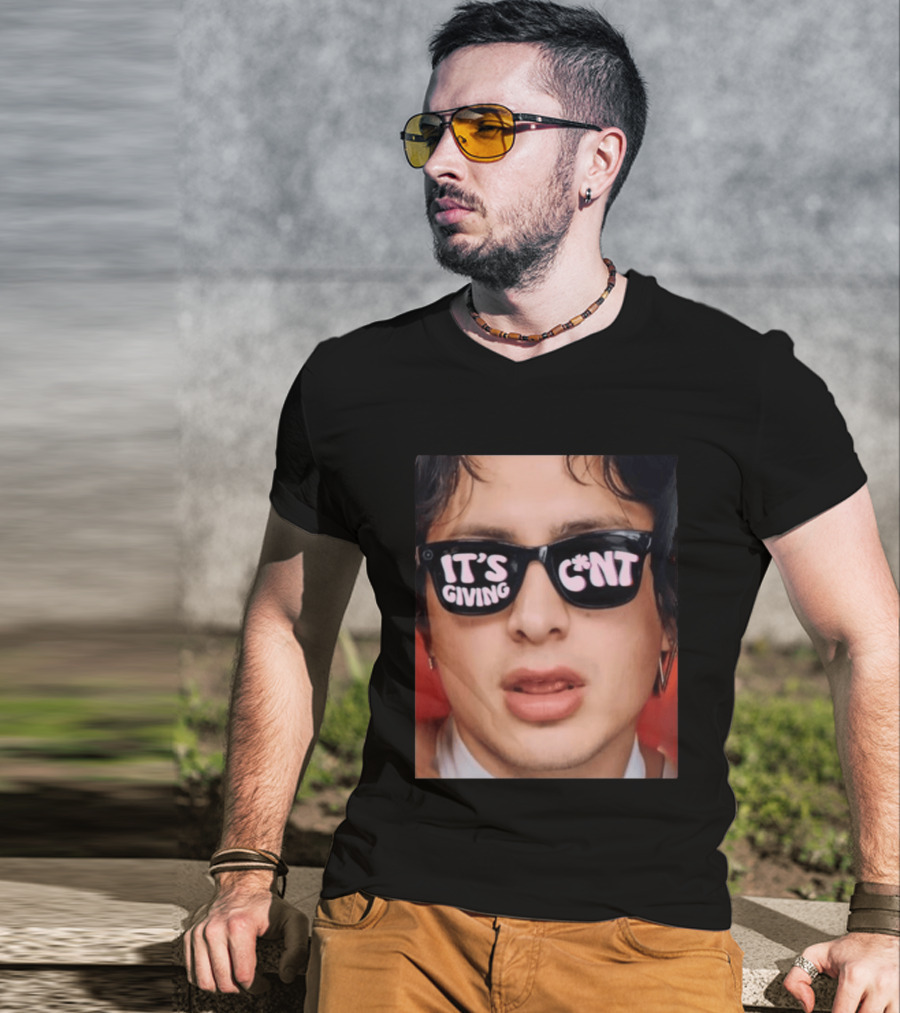 Hudson Williams It's Giving C*nt Sunglasses T-Shirt