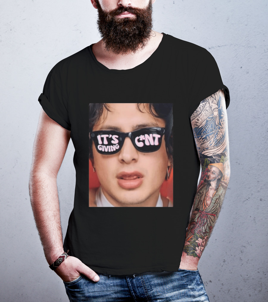 Hudson Williams It's Giving C*nt Sunglasses T-Shirt