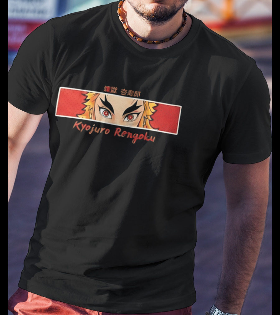 Kyojuro Rengoku Fiery Gaze Hashira Eyes T-Shirt