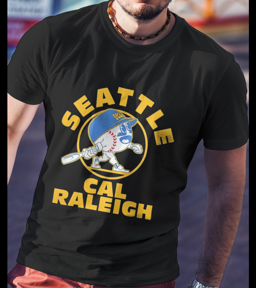 Seattle Mariners Cal Raleigh Baseball T-Shirt