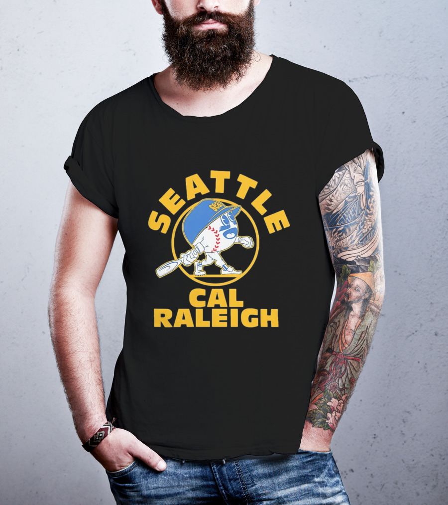 Seattle Mariners Cal Raleigh Baseball T-Shirt
