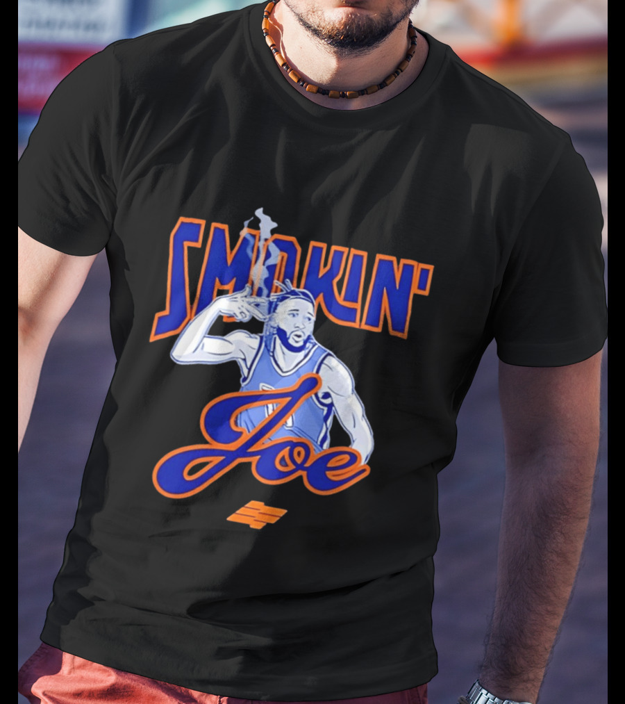 Smokin' Joe Basketball Iconic Athlete Smoke Gesture T-Shirt