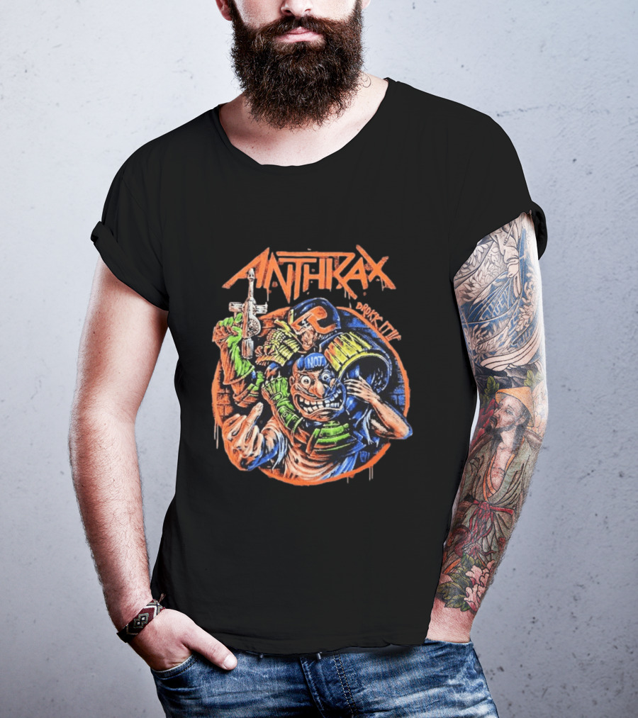 Anthrax Australia 2026 Tour The Not Man Robocop Drokk It T-Shirt