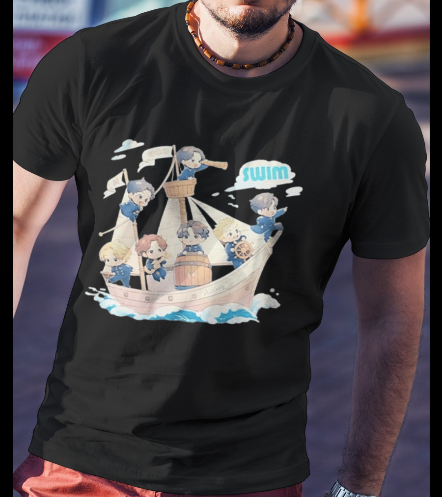 BTS Arirang World Tour Swim Track Sailboat Adventure T-Shirt