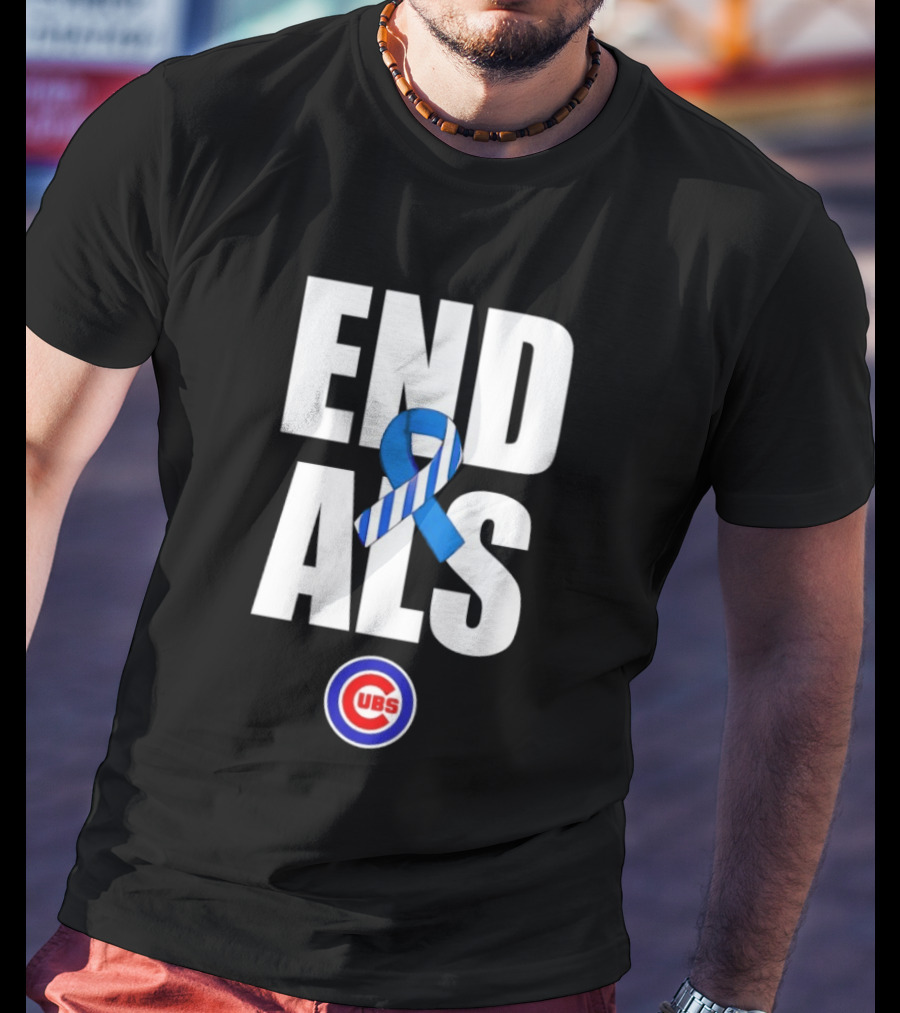 Chicago Cubs End ALS Awareness Support 2026 T-Shirt