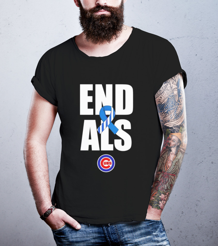 Chicago Cubs End ALS Awareness Support 2026 T-Shirt