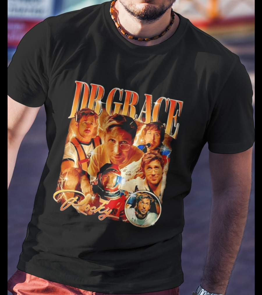 Dr Grace Rocky Ryan Gosling Space Adventure T-Shirt
