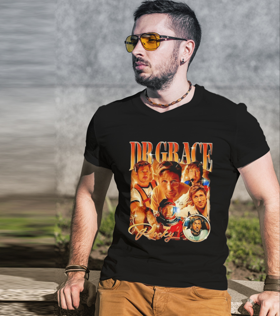 Dr Grace Rocky Ryan Gosling Space Adventure T-Shirt