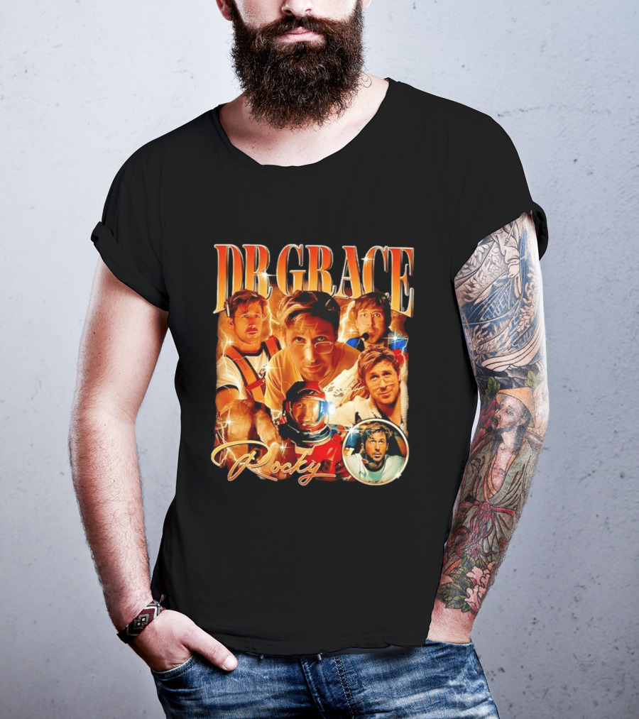 Dr Grace Rocky Ryan Gosling Space Adventure T-Shirt