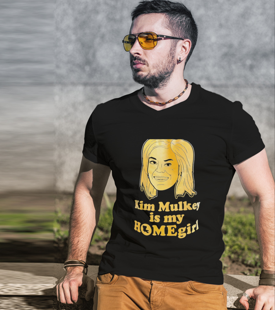 Kim Mulkey Is My Homegirl Face Motivational Fan Support T-Shirt