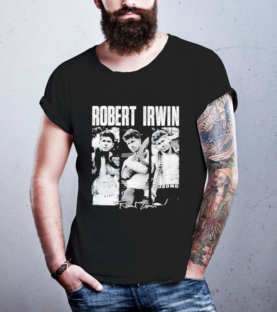 Robert Irwin Animal Wildlife Bonds Crocodile And Signature T-Shirt