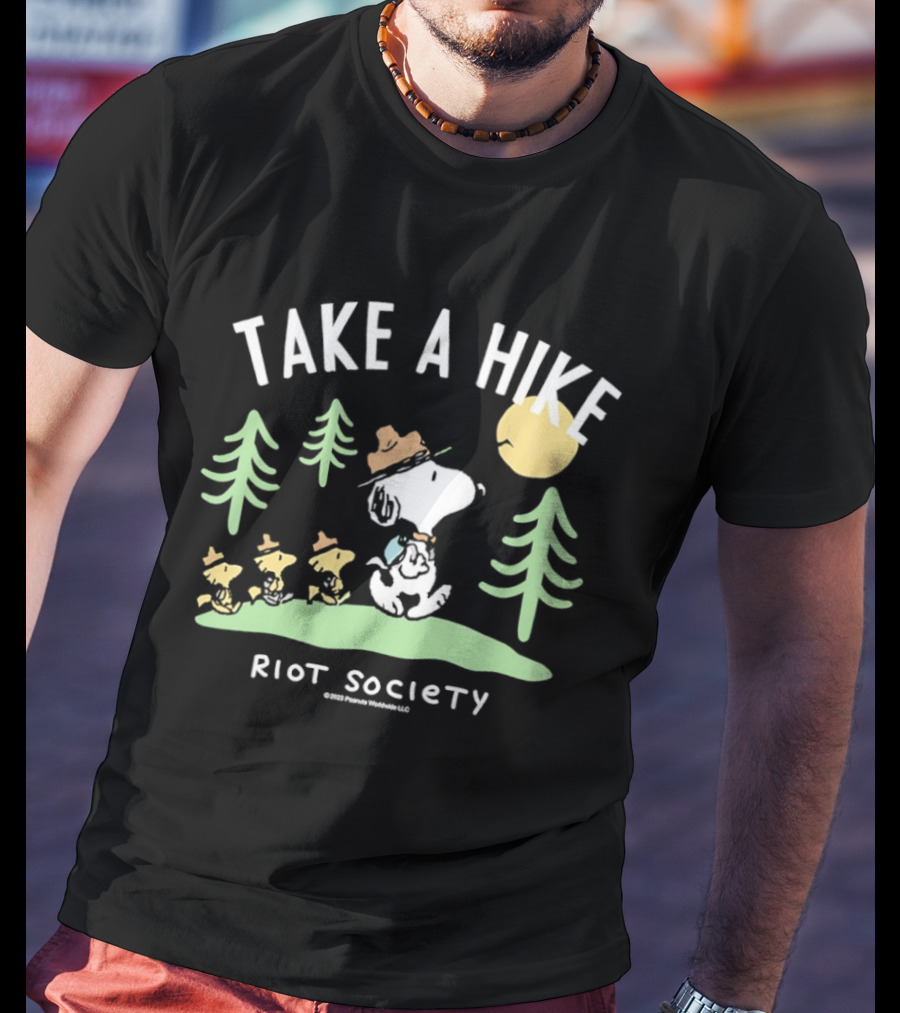 Snoopy Woodstock Take A Hike Riot Society T-Shirt