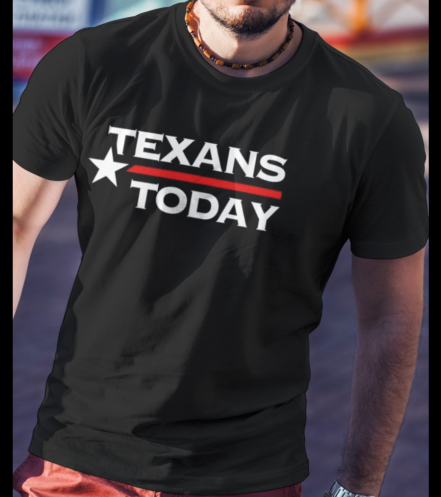 Texans Today Star Red Line T-Shirt