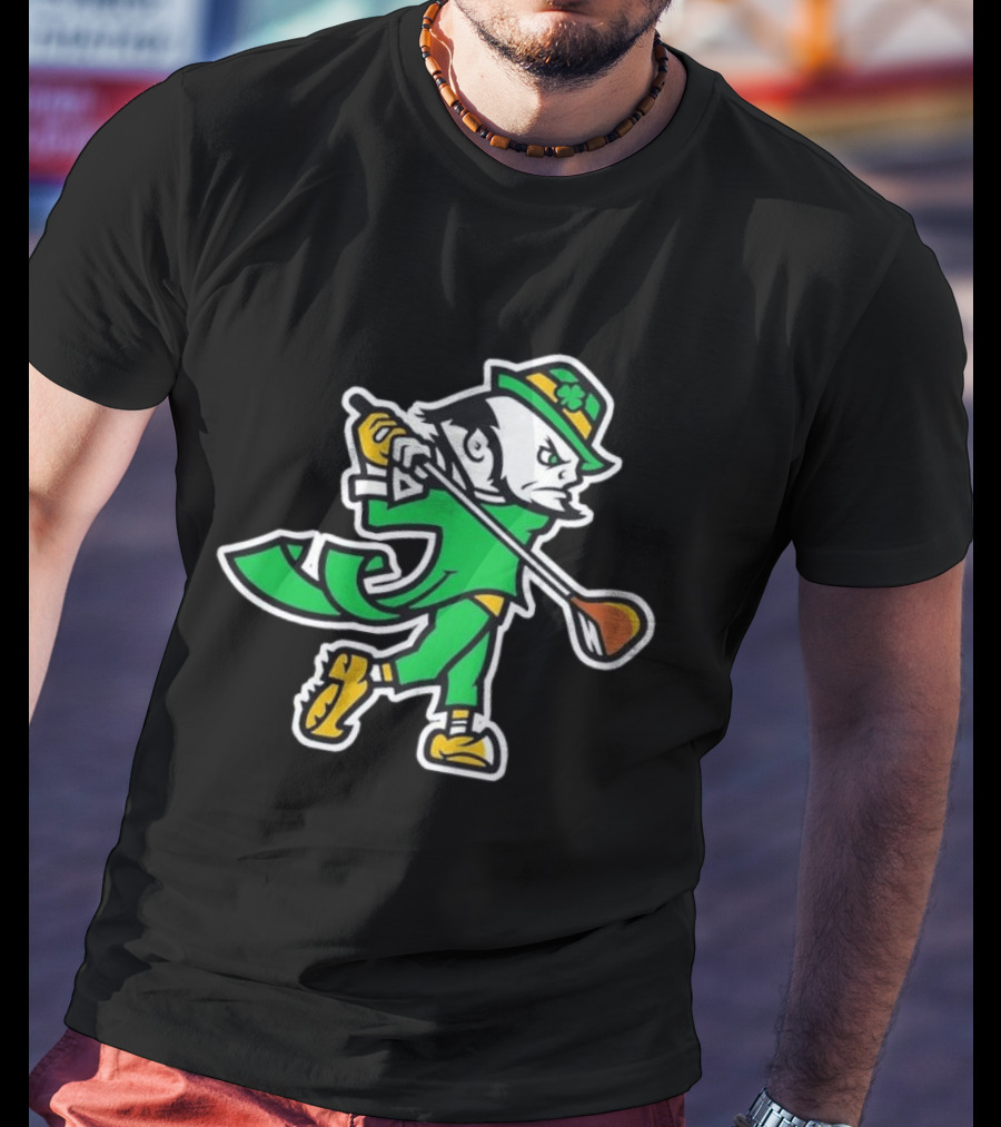 Notre Dame Fighting Irish Golf Leprechaun 2026 T-Shirt