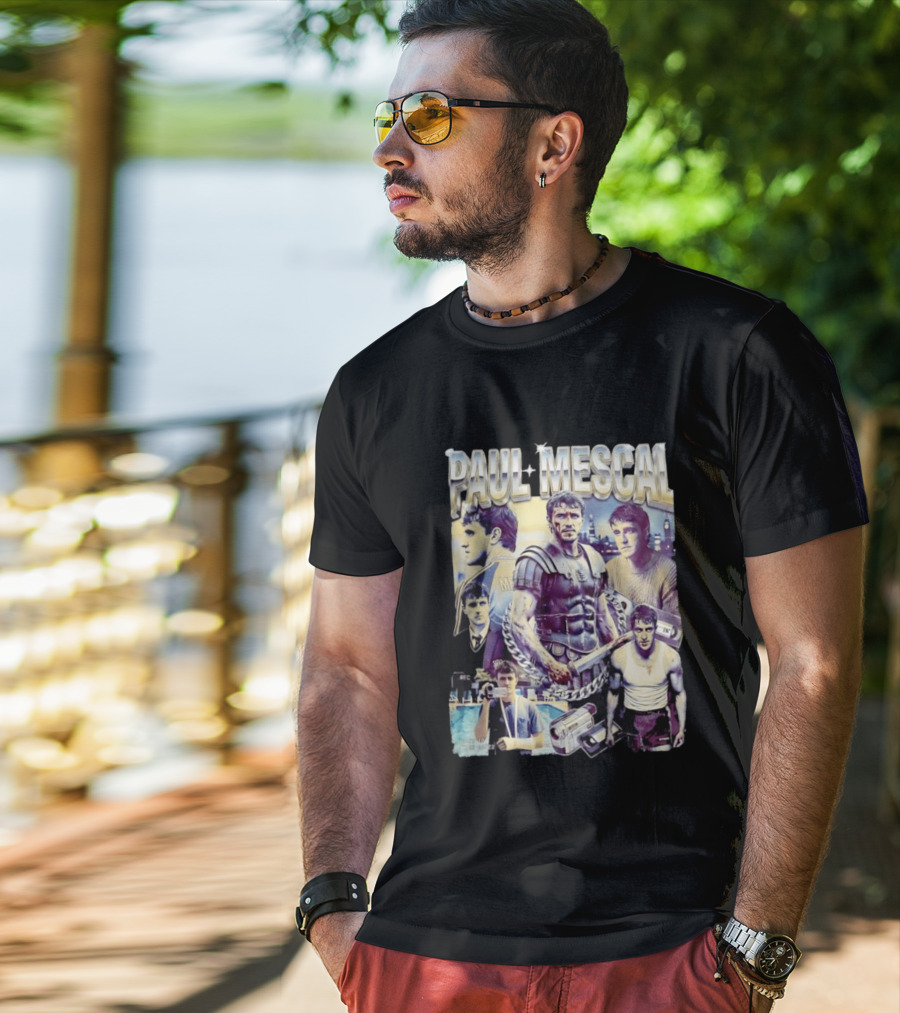 Paul Mescal Gladiator Aftersun Actor Film T-Shirt
