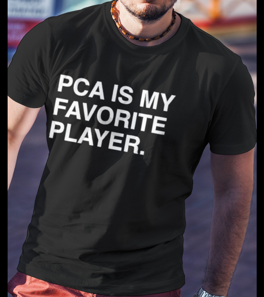 PCA Is My Favorite Player Baseball Fan Apparel For Passionate Sports Enthusiasts T-Shirt