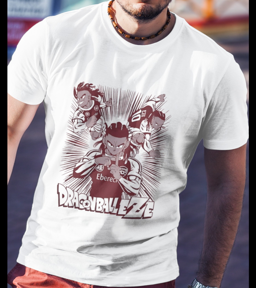 Dragon Ball Z Eberechi Eze Arsenal Player Fusion T-Shirt