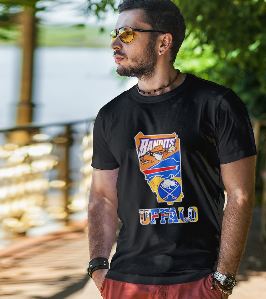 Buffalo Bandits Bills Sabres Sports Teams State T-Shirt