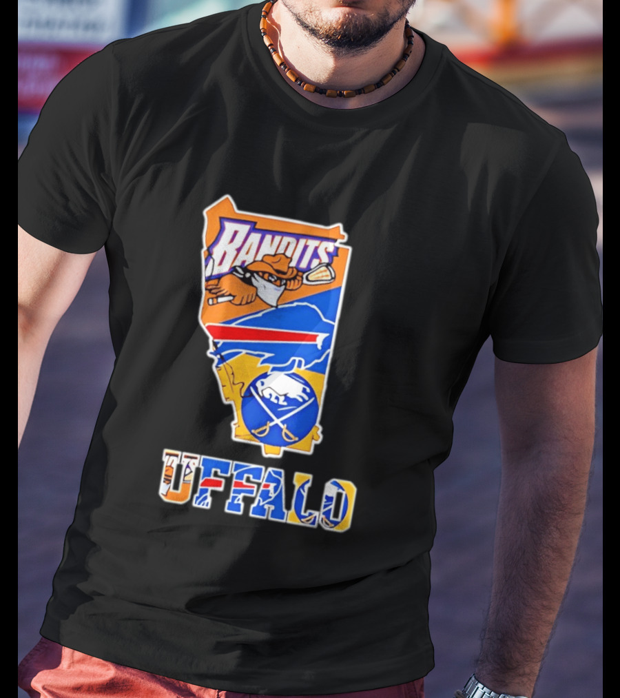 Buffalo Bandits Bills Sabres Sports Teams State T-Shirt