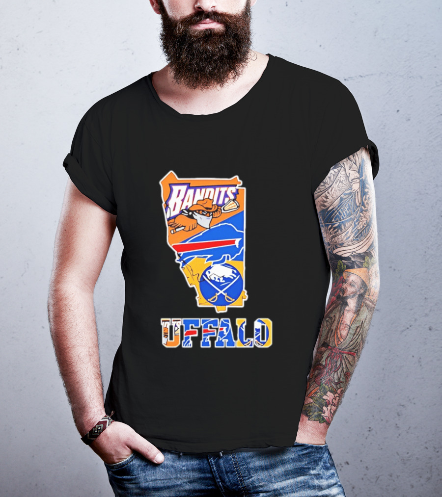 Buffalo Bandits Bills Sabres Sports Teams State T-Shirt