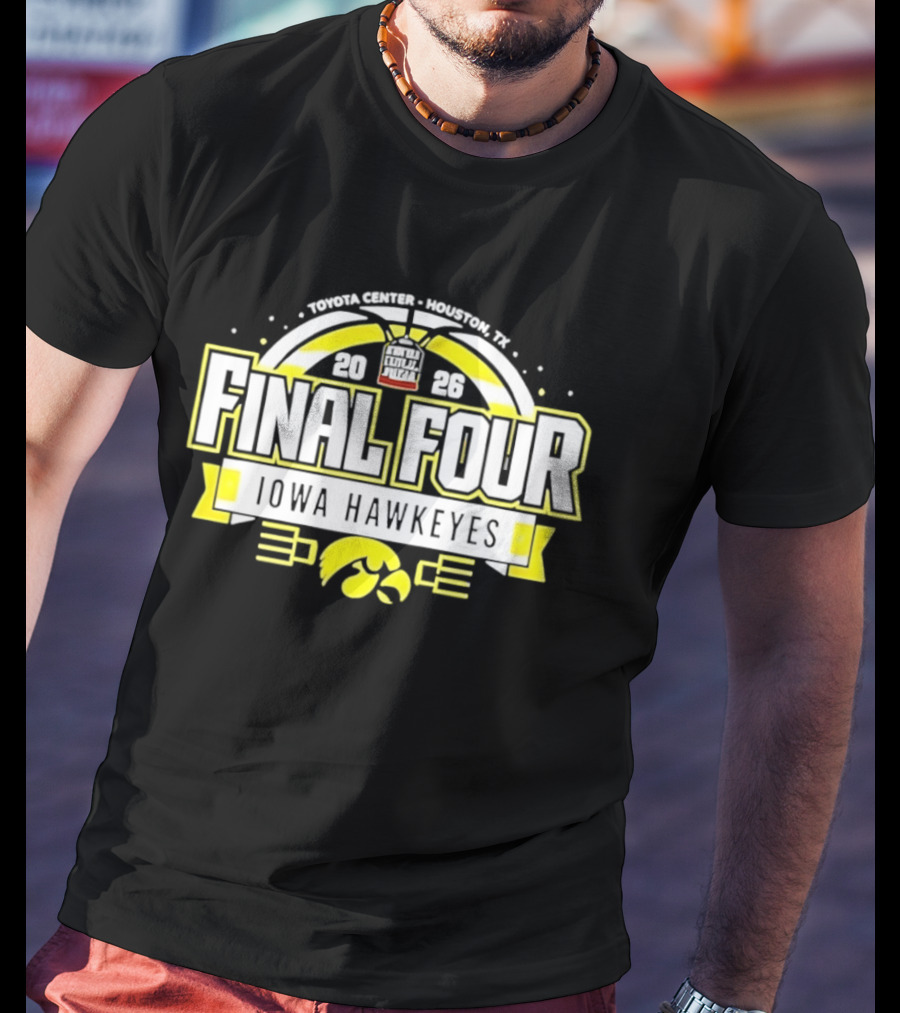 Iowa Hawkeyes NCAA Basketball Final Four 2026 March Madness Arch Madness T-Shirt