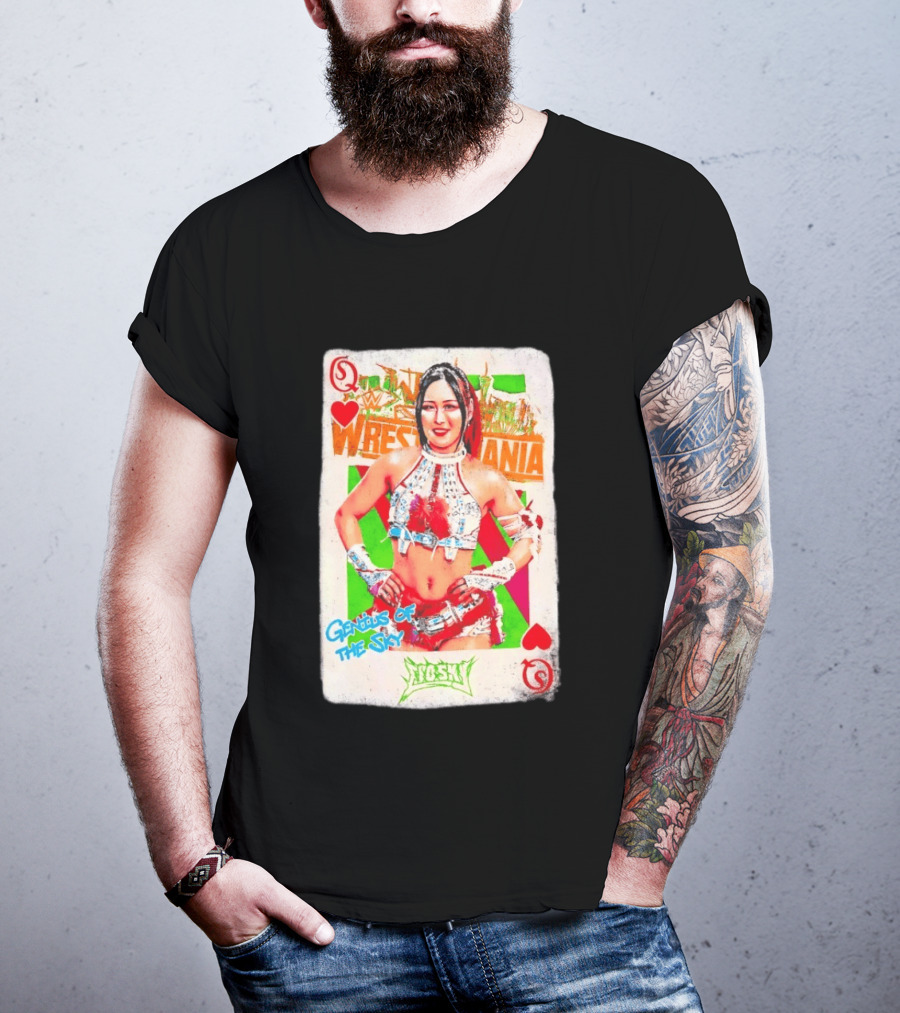 Iyo Sky Genius Of The Sky WrestleMania WWE Playing Card T-Shirt