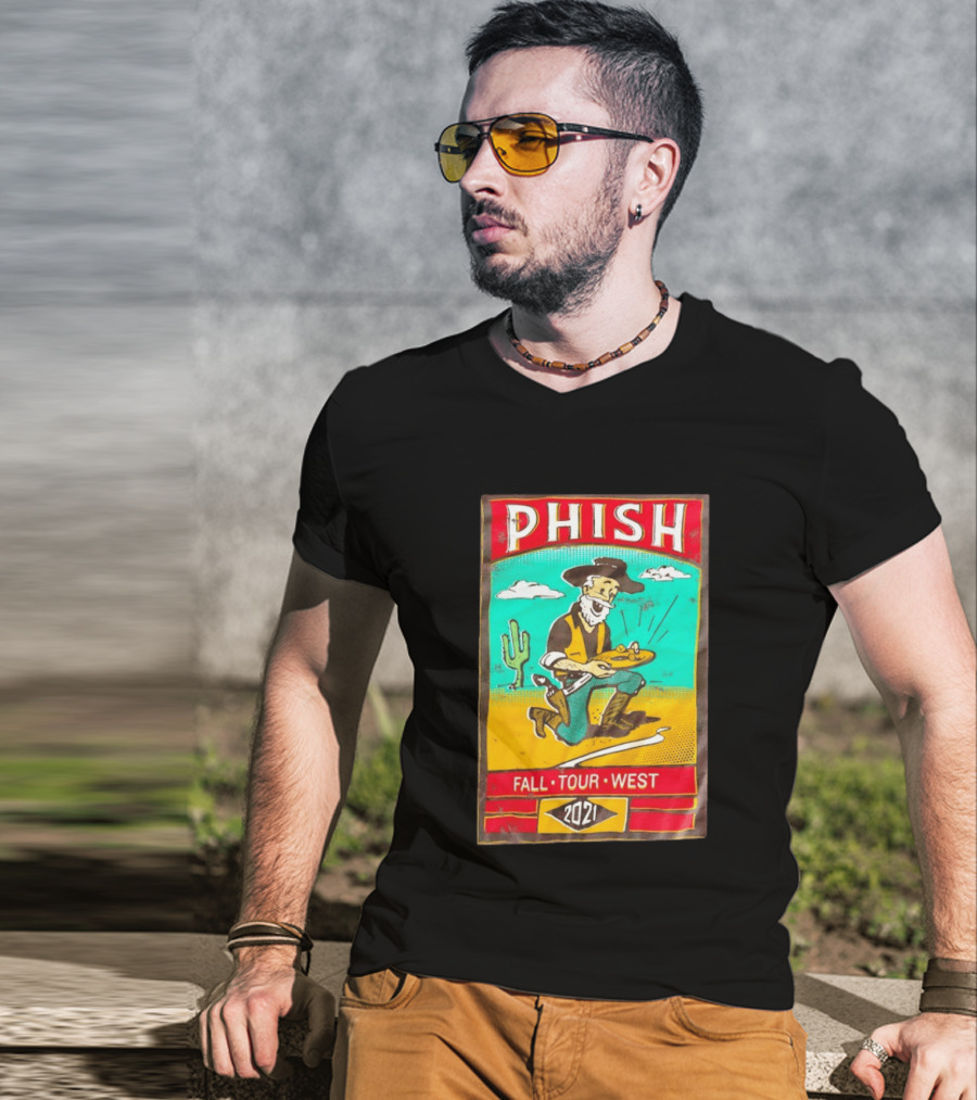 Phish Fall Tour West 2021 Prospector Desert Scene T-Shirt