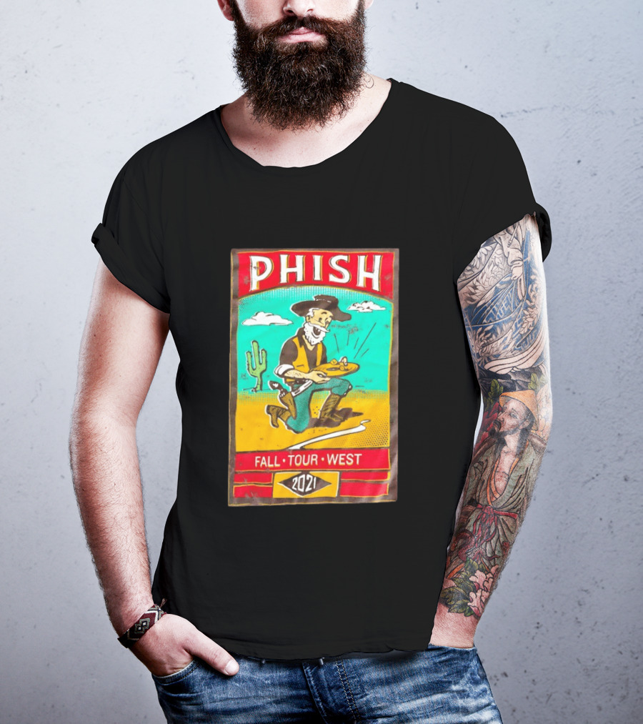 Phish Fall Tour West 2021 Prospector Desert Scene T-Shirt