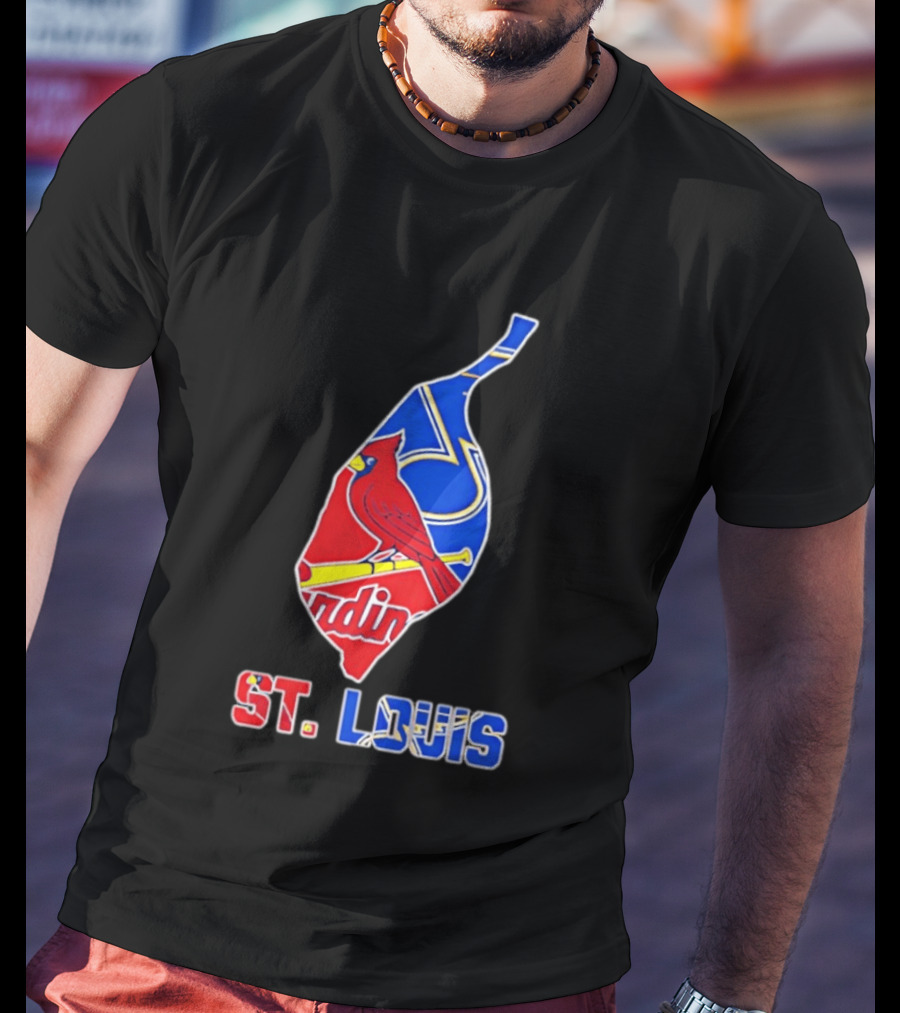 St. Louis Cardinals And Blues Team Spirit T-Shirt