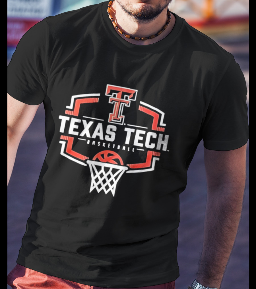 Texas Tech Red Raiders Basketball Hoop Buzzer Beater T-Shirt