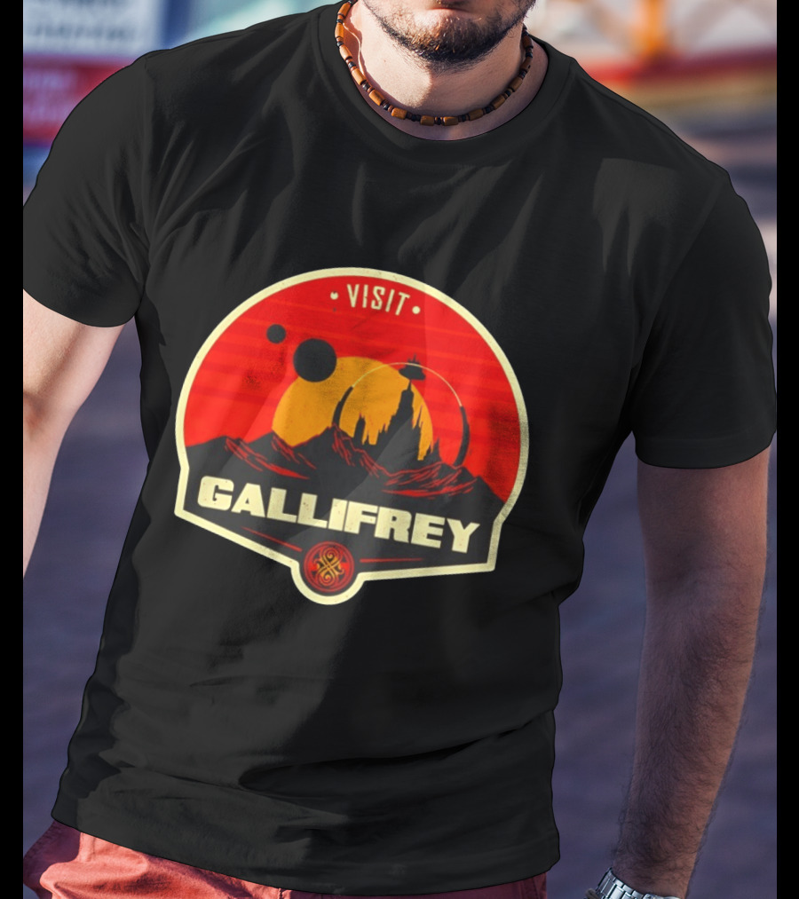Visit Gallifrey Chrono Citadel Sci Fi World T-Shirt