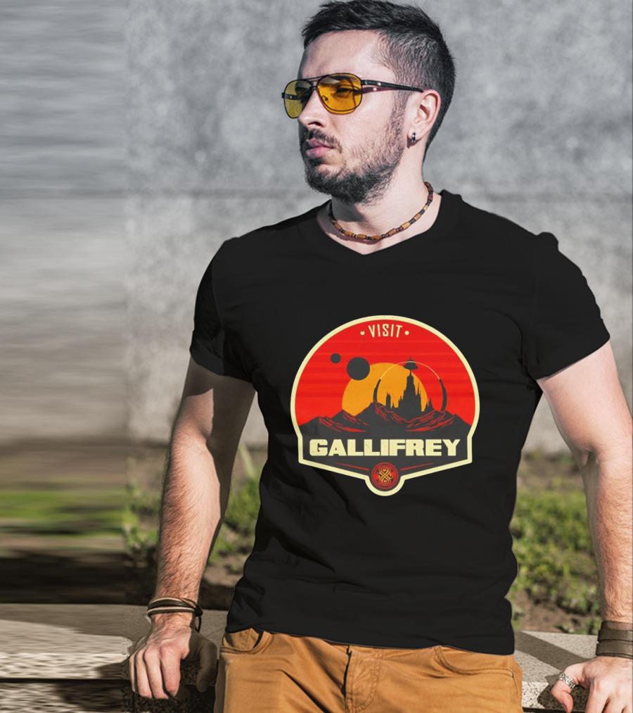 Visit Gallifrey Chrono Citadel Sci Fi World T-Shirt