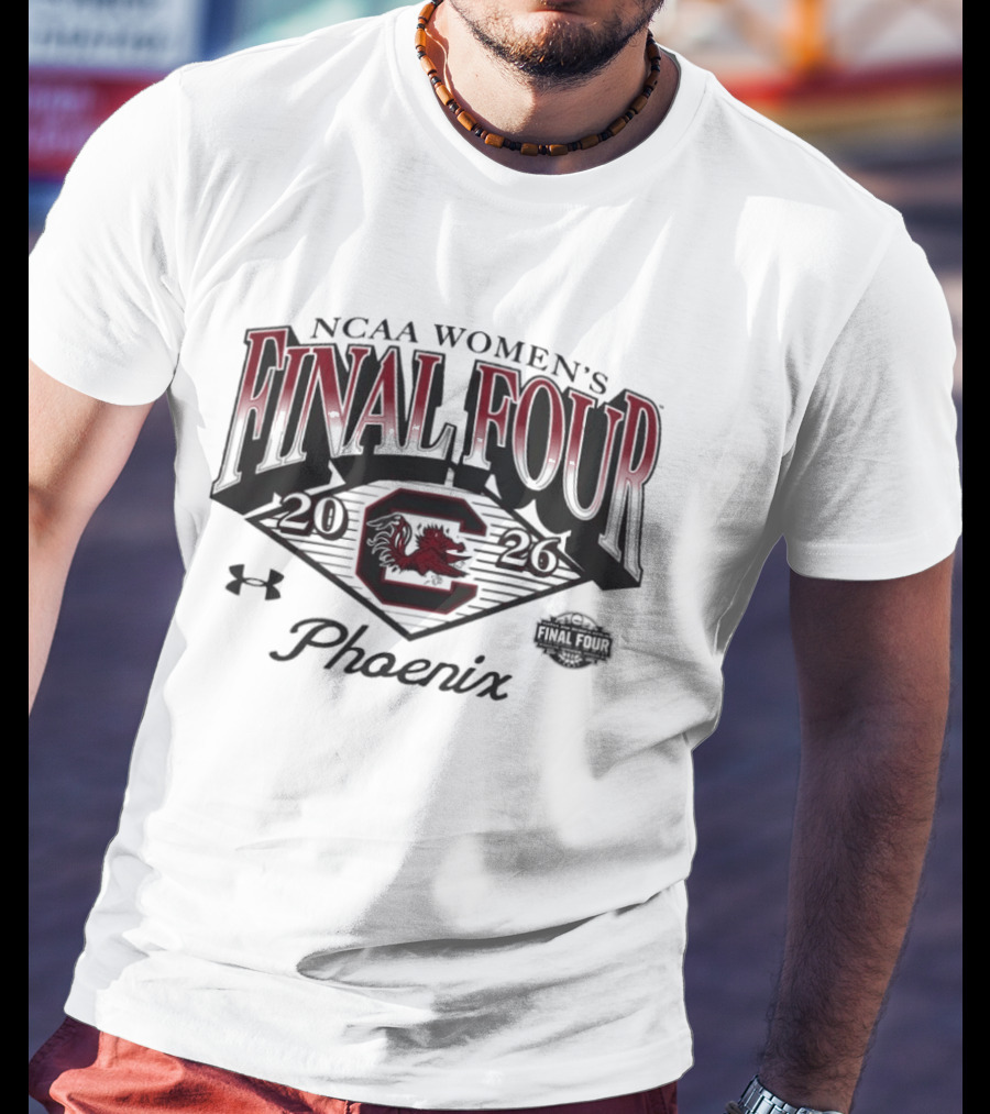 Under Armour South Carolina Gamecocks NCAA Women's Basketball Final Four 2026 Phoenix T-Shirt