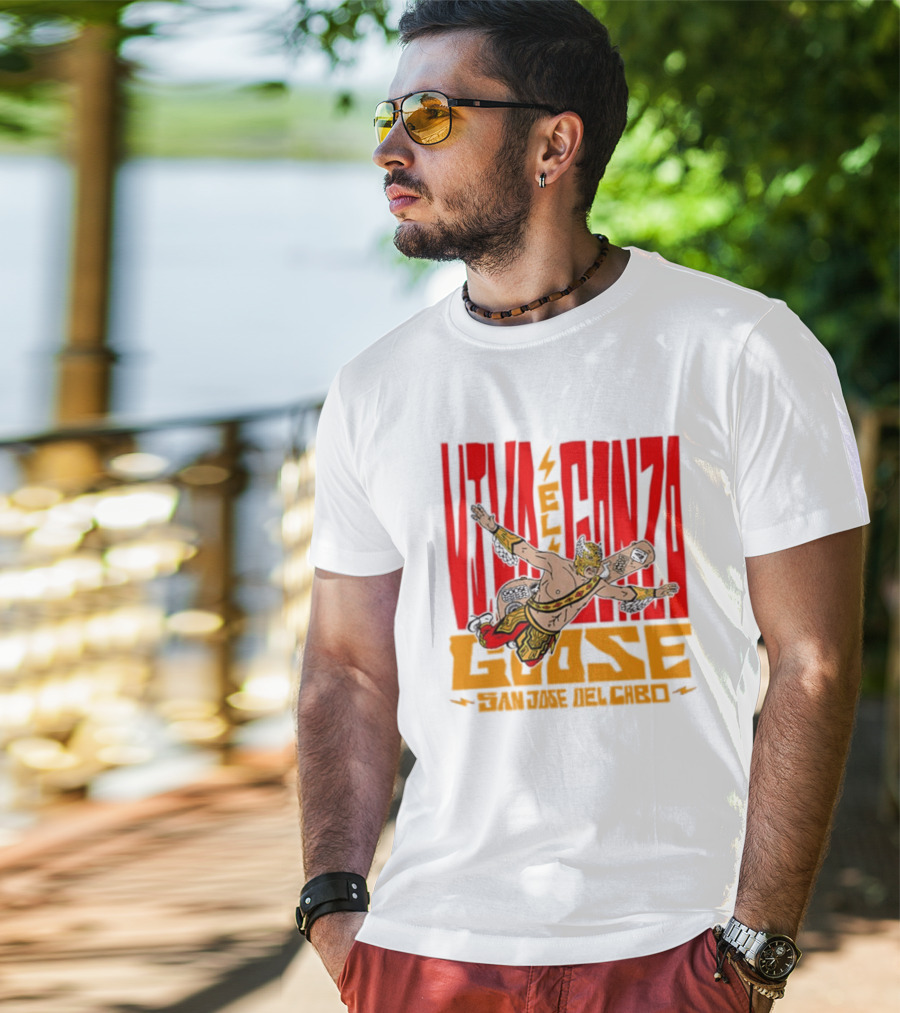 Viva El Gonzo Goose El Gonzo Fantástico Wrestling Skateboarding Fusion T-Shirt