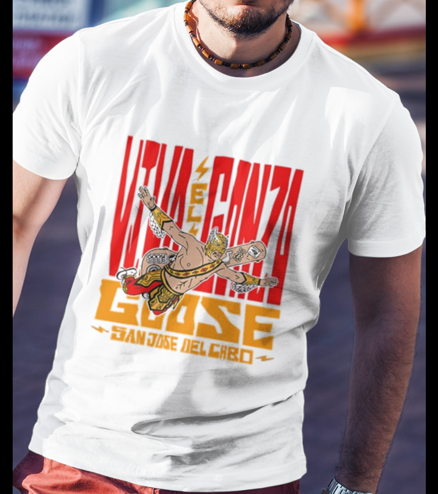 Viva El Gonzo Goose El Gonzo Fantástico Wrestling Skateboarding Fusion T-Shirt