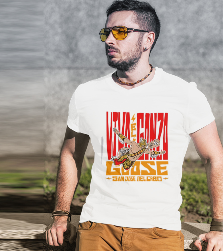 Viva El Gonzo Goose El Gonzo Fantástico Wrestling Skateboarding Fusion T-Shirt