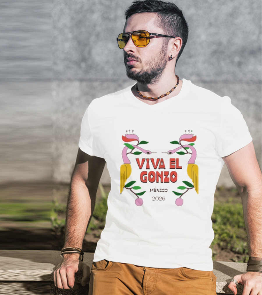 Viva El Gonzo México 2026 Golden Mangrove T-Shirt