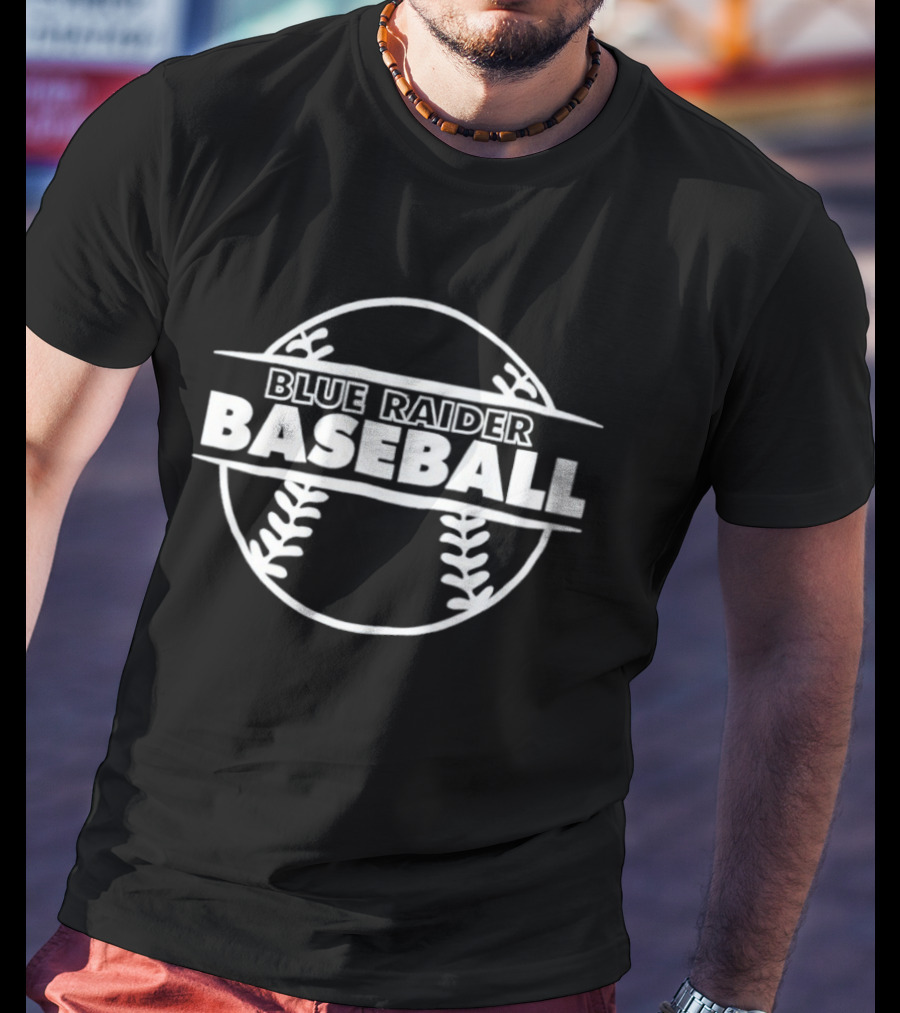 Blue Raider Baseball Vintage Sports Team T-Shirt