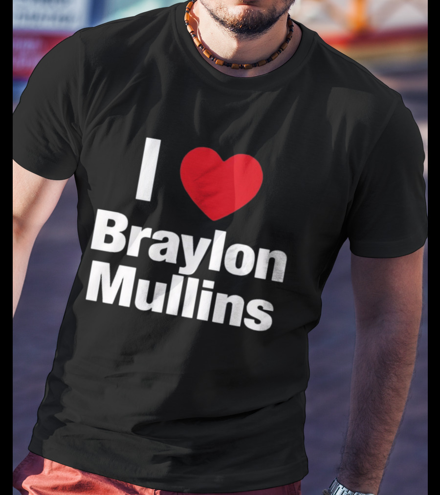 I Heart Braylon Mullins Basketball Fan Love T-Shirt