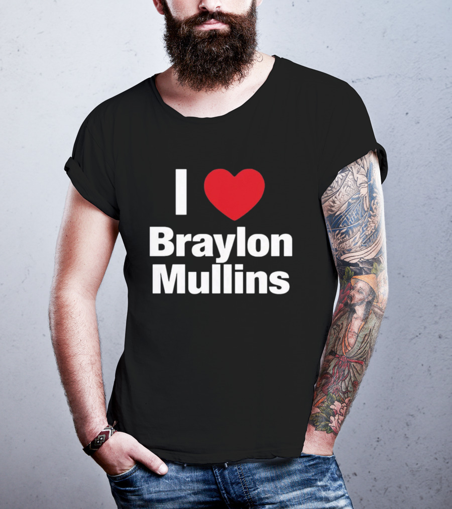 I Heart Braylon Mullins Basketball Fan Love T-Shirt