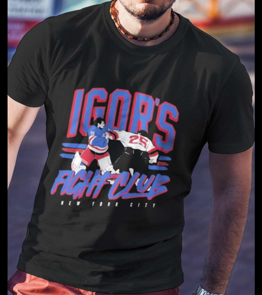 Igor's Fight Club New York City Hockey Rivalry 25 T-Shirt