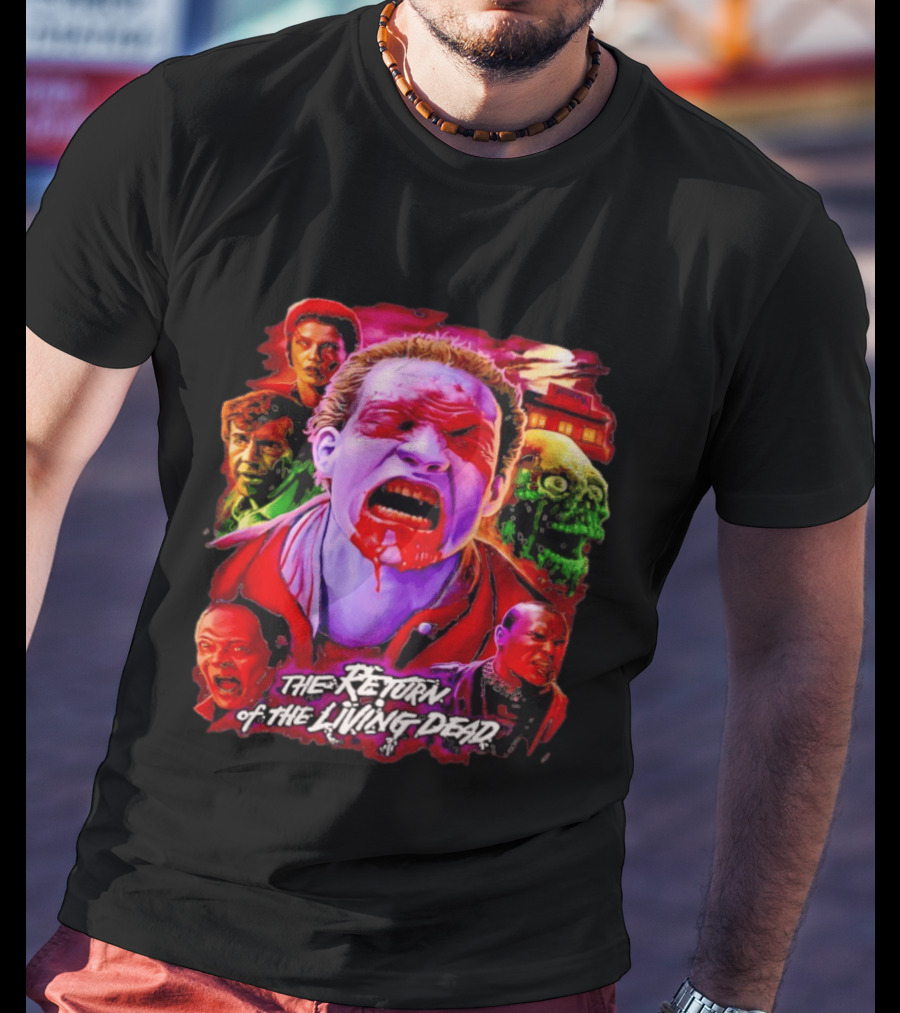 The Return Of The Living Dead I Can Smell Your Brains Horror Characters T-Shirt