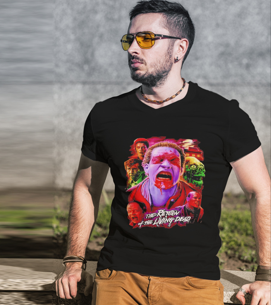 The Return Of The Living Dead I Can Smell Your Brains Horror Characters T-Shirt