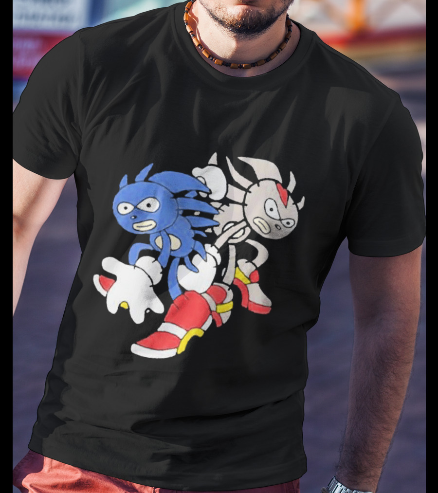 Sanic Coldsteel April Fools Meme Characters T-Shirt